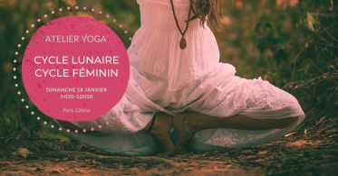 atelier yoga féminin sacré Cycle lunaire, Cycle féminin