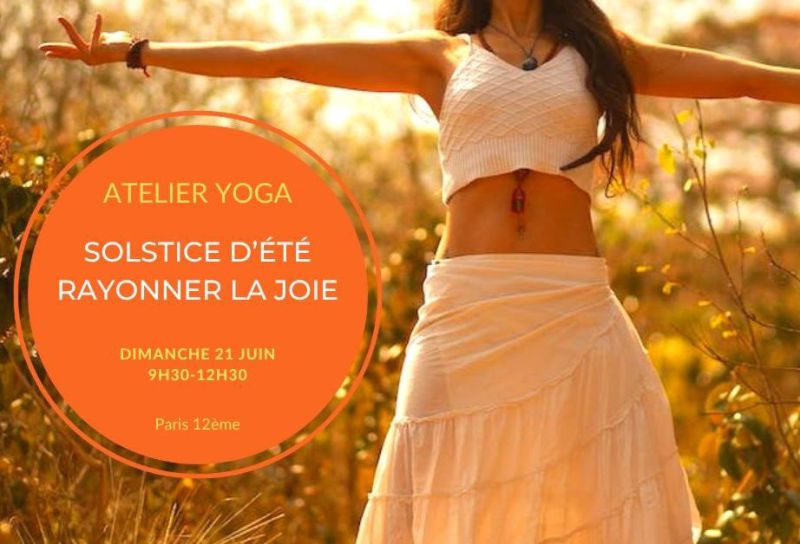 Atelier yoga Solstice d'été, rayonner la joie